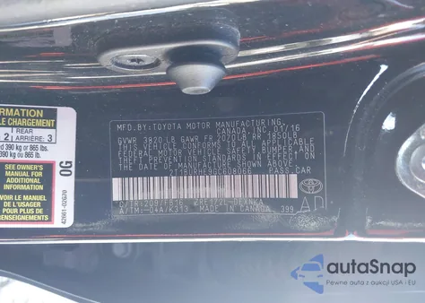 2016 Toyota Corolla Le из США, поврежденный, VIN 2T1BURHE9GC608066